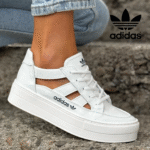 adidas originals women’s platform sneakers perforated, modern retro