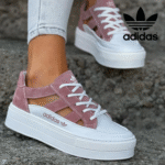 adidas originals women’s platform sneakers perforated, modern retro